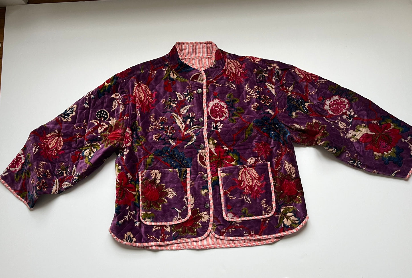Veste en velour reversible forme bombers (Copie)